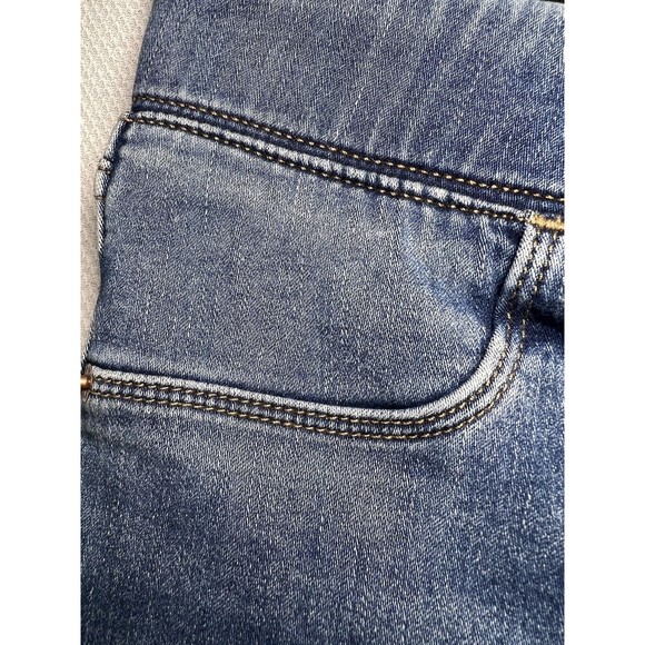 Old Navy Jegging Women Sz 12 Elastic Waist Inseam is 28 Blue Denim - Picture 6 of 16